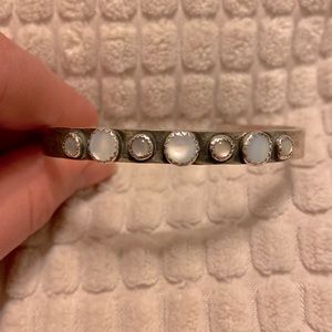 Sterling Silver and Mother of Pearl Cuff! Handmade!